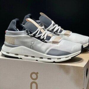 ON Running Cloudnova Women Shoes White Sand